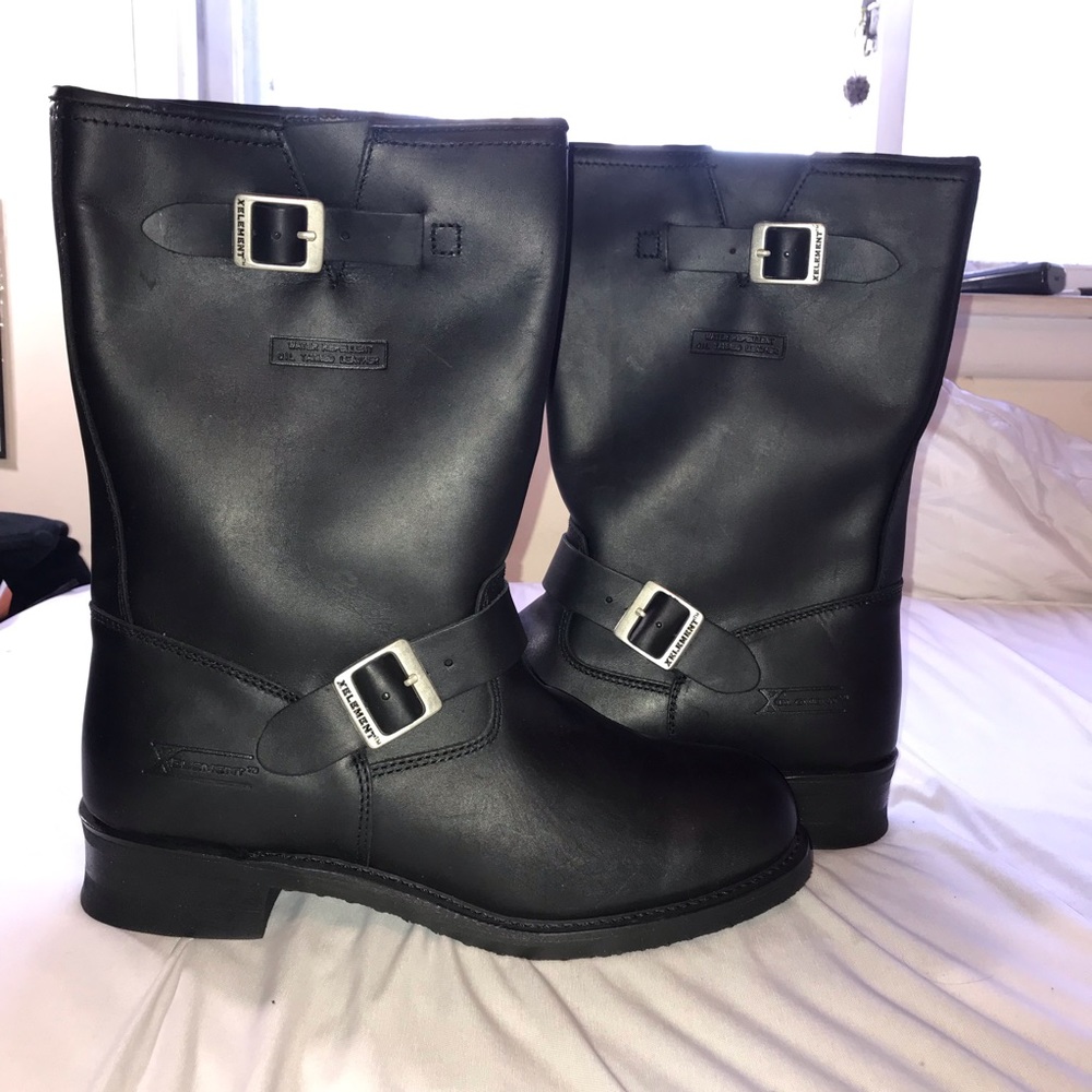 Leather Engineer Boots